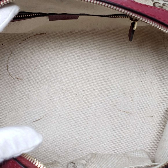 Gucci Canvas Vintage Small Boston Satchel Bag - Picture 12 of 16